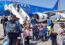 Aeroporto di Trapani Birgi, atterrati 63 orfani dell’Ucraina