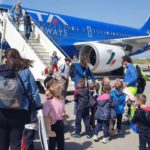 Aeroporto di Trapani Birgi, atterrati 63 orfani dell’Ucraina