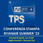 Il 20 aprile al Baglio Anselmi a Marsala Ryanair presenta “Summer 2023”