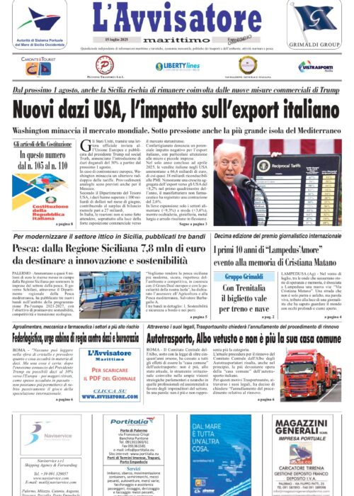 L'Avvisatore marittimo del 15 luglio 2025